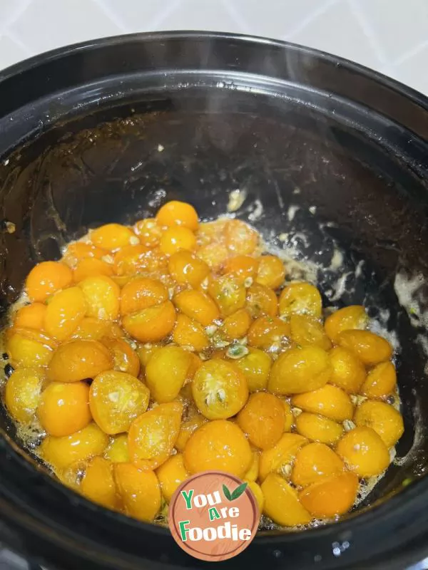 Antitussive and expectorant artifact | boiled kumquat sauce