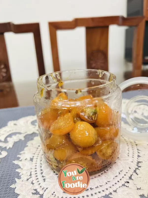 Antitussive and expectorant artifact | boiled kumquat sauce