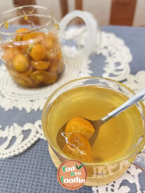 Antitussive and expectorant artifact | boiled kumquat sauce