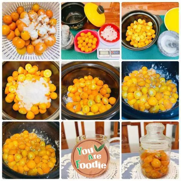 Antitussive and expectorant artifact | boiled kumquat sauce