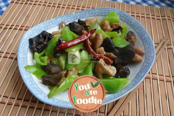 Sauteed Pork Intestines with Hot Pepper