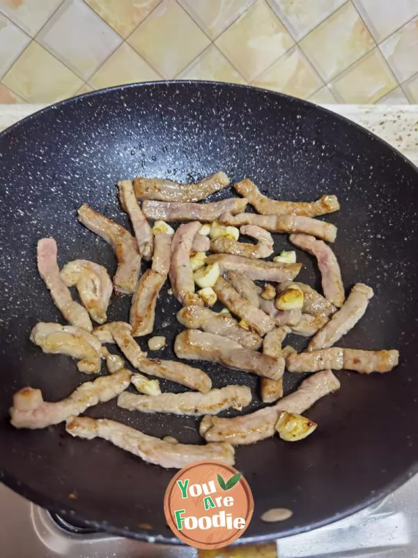 Stir Fried Cauliflower with beef fillet