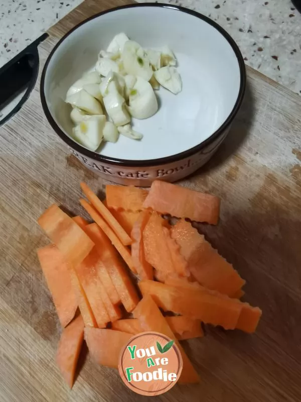 Stir Fried Cauliflower with beef fillet