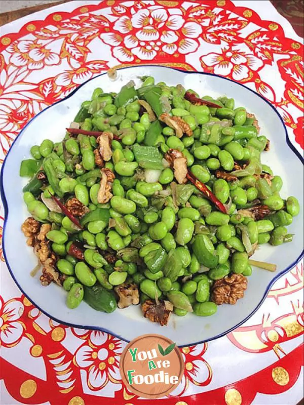 [Zhejiang cuisine] fried walnuts with green beans