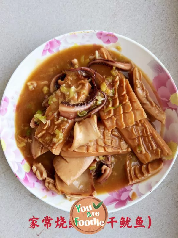 Home-cooked-squid-(dried-squid)