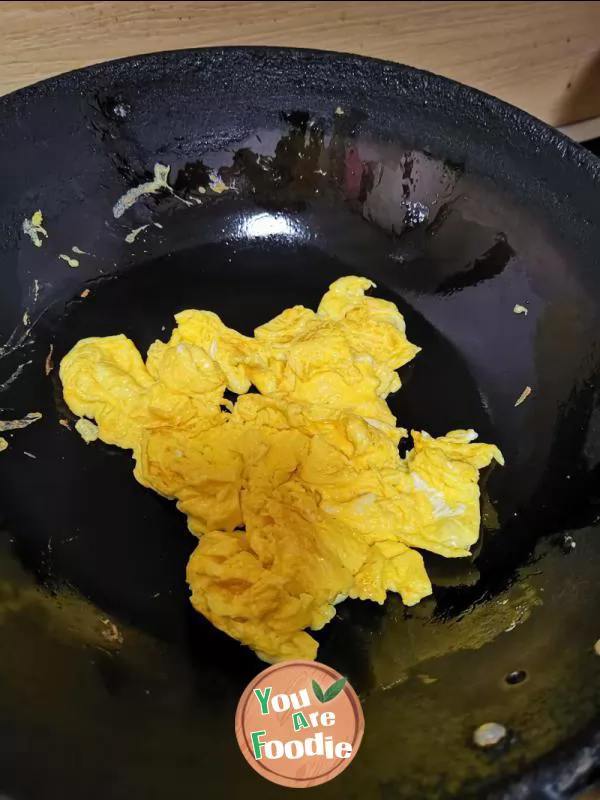 Niuniu's diet - scrambled eggs with tomatoes