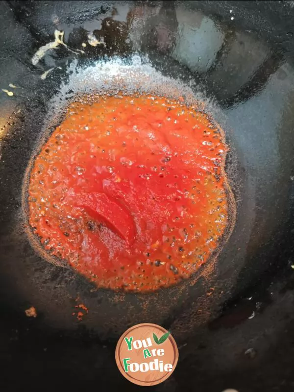 Niuniu's diet - scrambled eggs with tomatoes