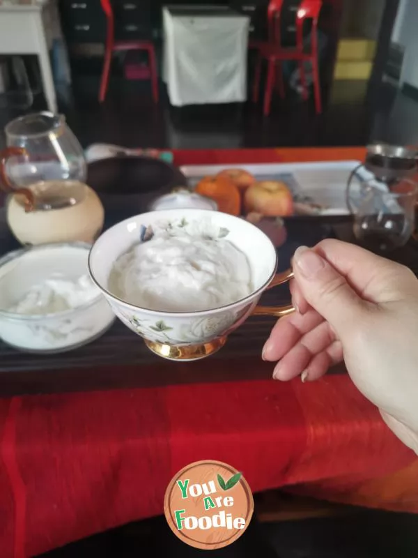 double-layer steamed milk custard