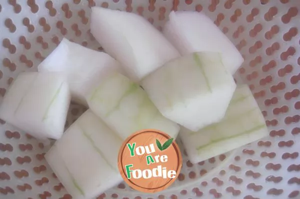 Fried white gourd - childhood flavor