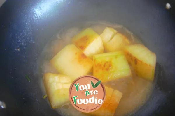 Fried white gourd - childhood flavor