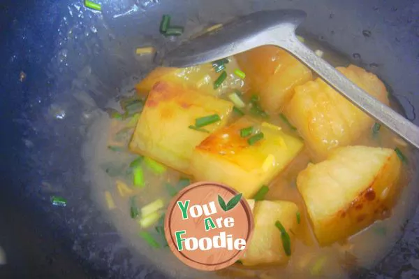 Fried white gourd - childhood flavor