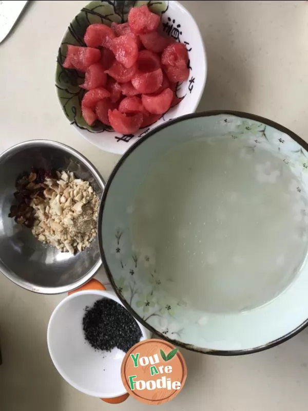 Watermelon ice powder