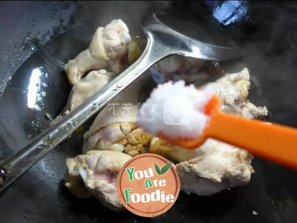 Chicken wing root with cola
