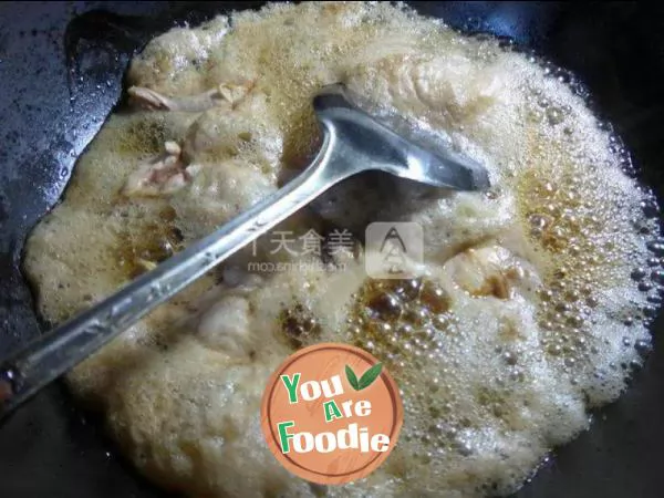 Chicken wing root with cola