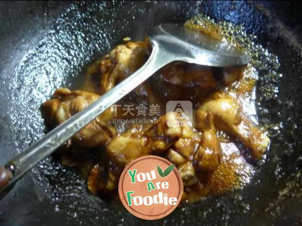 Chicken wing root with cola