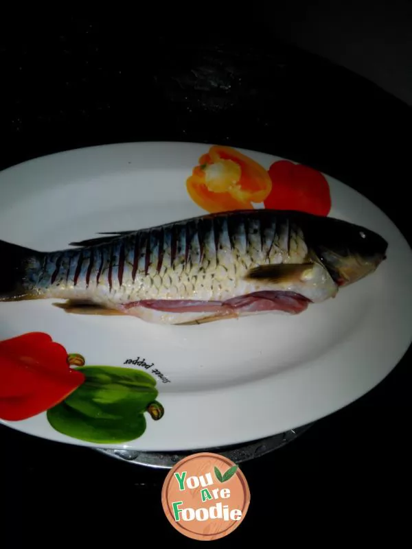 Crucian carp with double pepper