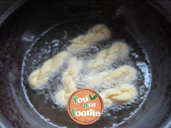 Soft little fried dough twist