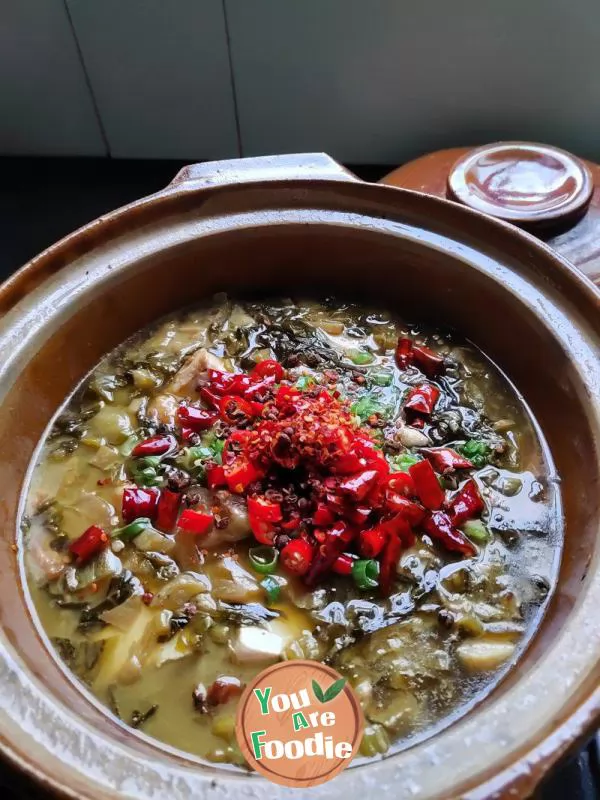 Braised Tofu with Pickled Cabbage