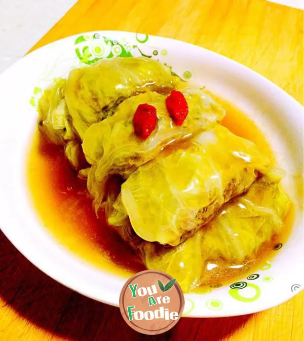 Fragrant cabbage roll