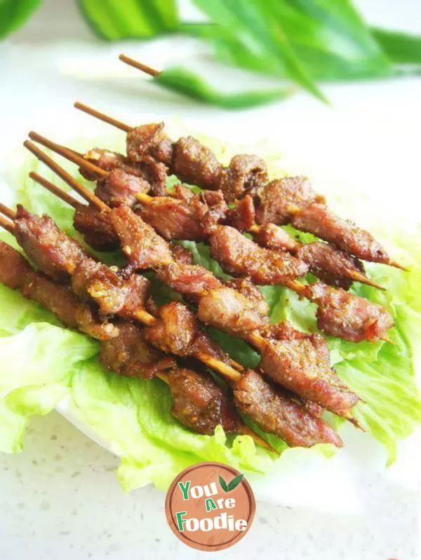 Roast lamb kebabs