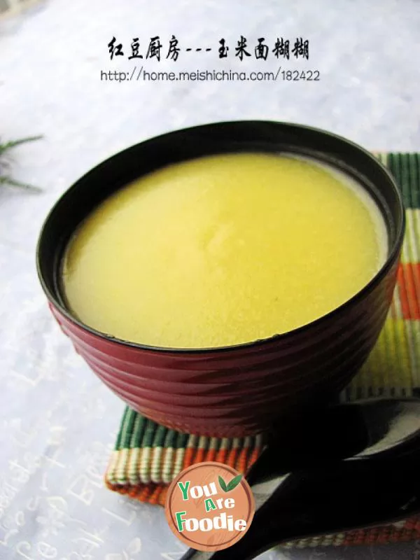 【 Shandong cuisine 】 farmhouse flavor --- corn flour paste