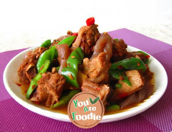 Braised duck with konjak