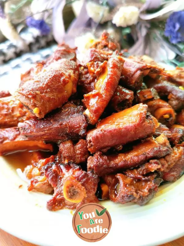 Spareribs-with-brown-sauce