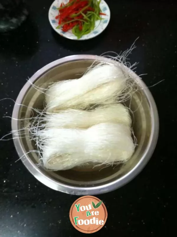 Mixed vermicelli with pepper