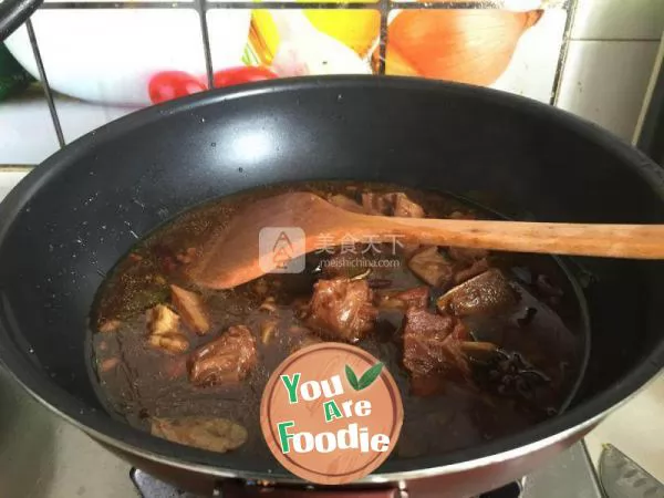 Braised mutton in sauce