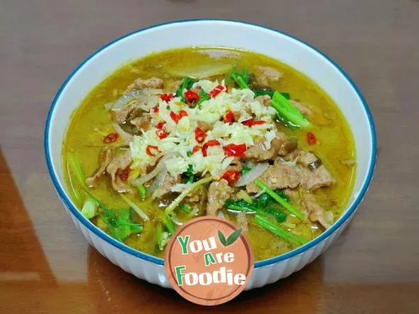 Beef in Sour Soup