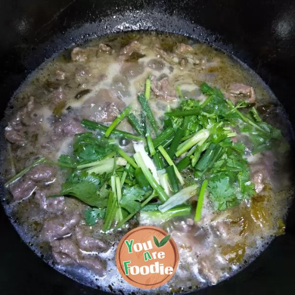 Beef in Sour Soup