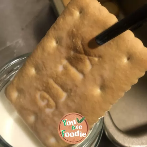 Milk biscuit pudding (without addition)