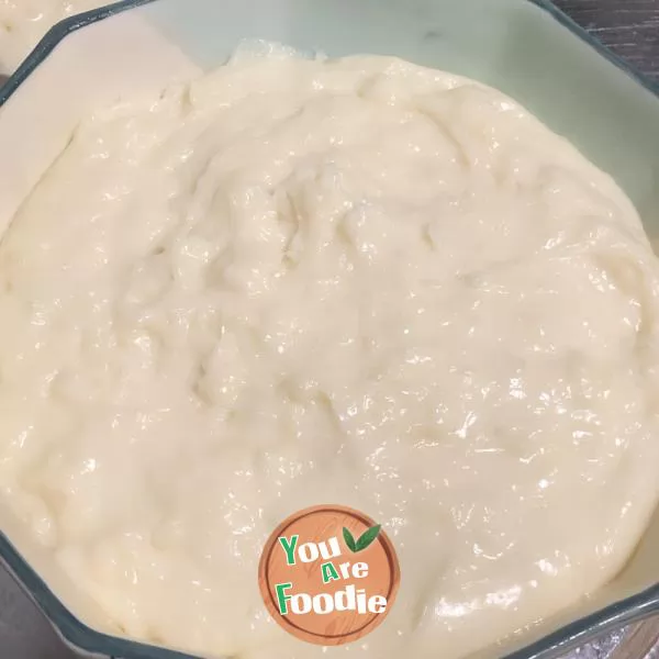 Milk biscuit pudding (without addition)