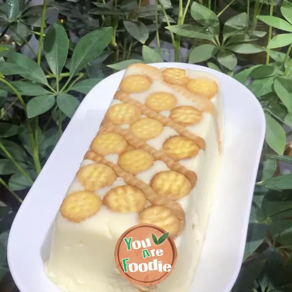 Milk biscuit pudding (without addition)