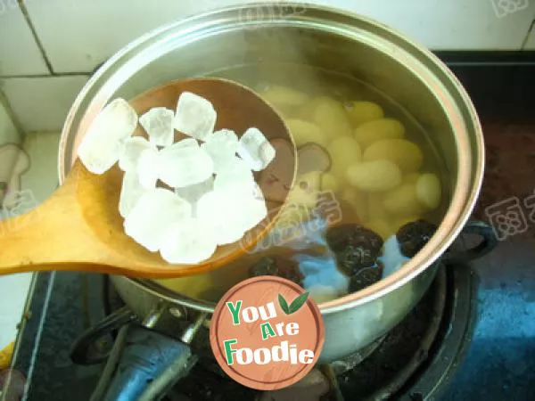 [plum soaked in snow beans] waiting taste