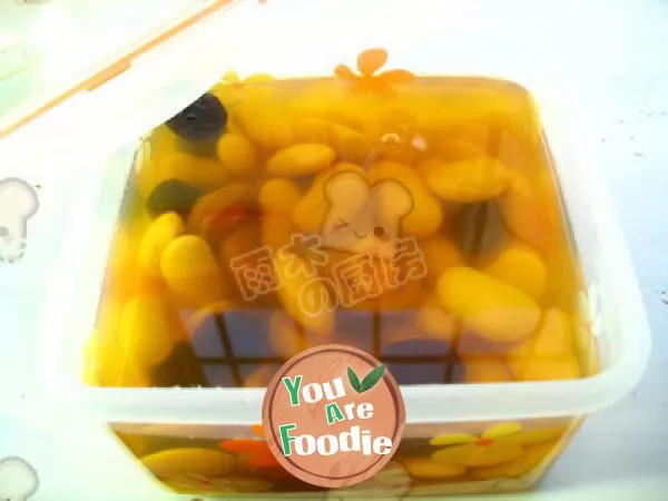 [plum soaked in snow beans] waiting taste