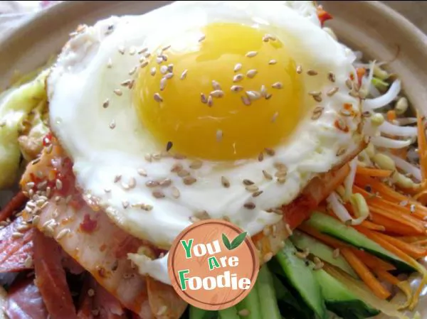 Harbin style stone pot bibimbap