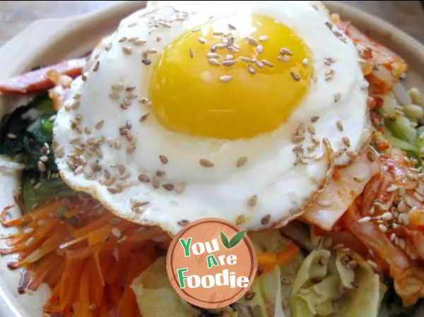 Harbin style stone pot bibimbap