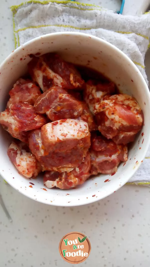Fried spareribs