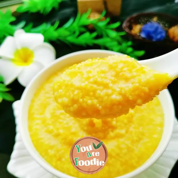 Pumpkin millet porridge