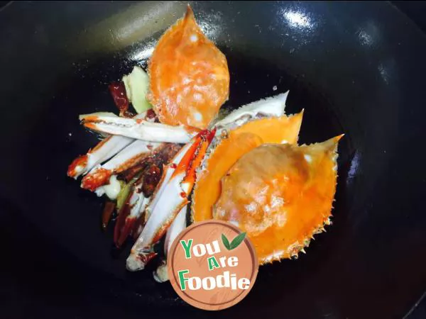 Braised swimming crab