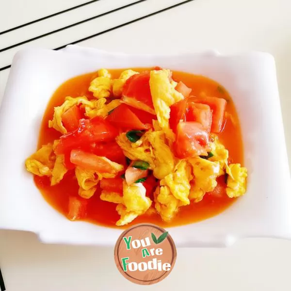 Scrambled egg with tomato