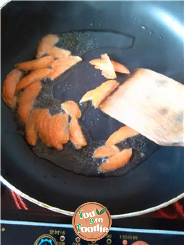 Stir fried lotus pond