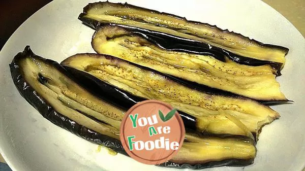 Cumin garlic eggplant