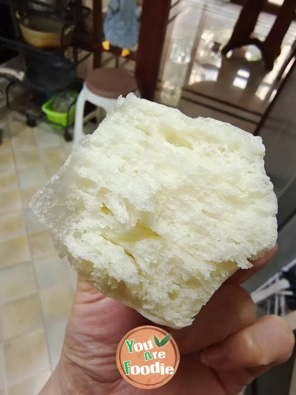 Low-sugar milk steamed bread