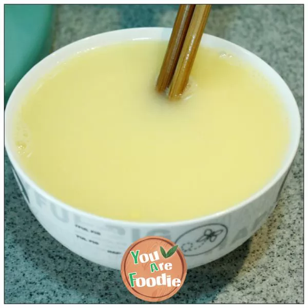 Yuzi tofu steamed egg