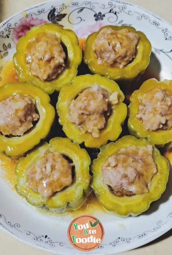 Stuffed bitter-melon-stuffed-with-pork