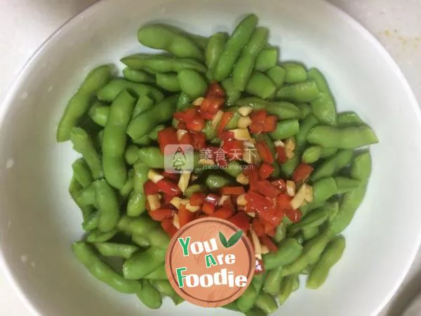 Cold mixed green beans