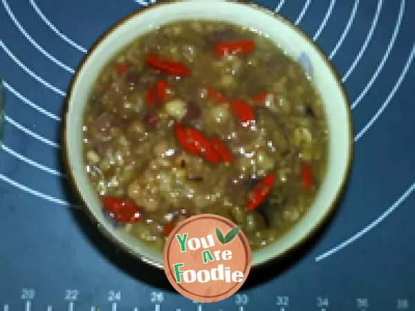 Congee with Nuts and Dried Fruits