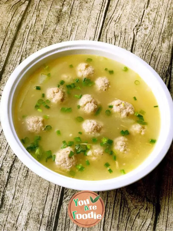 Meatball soup